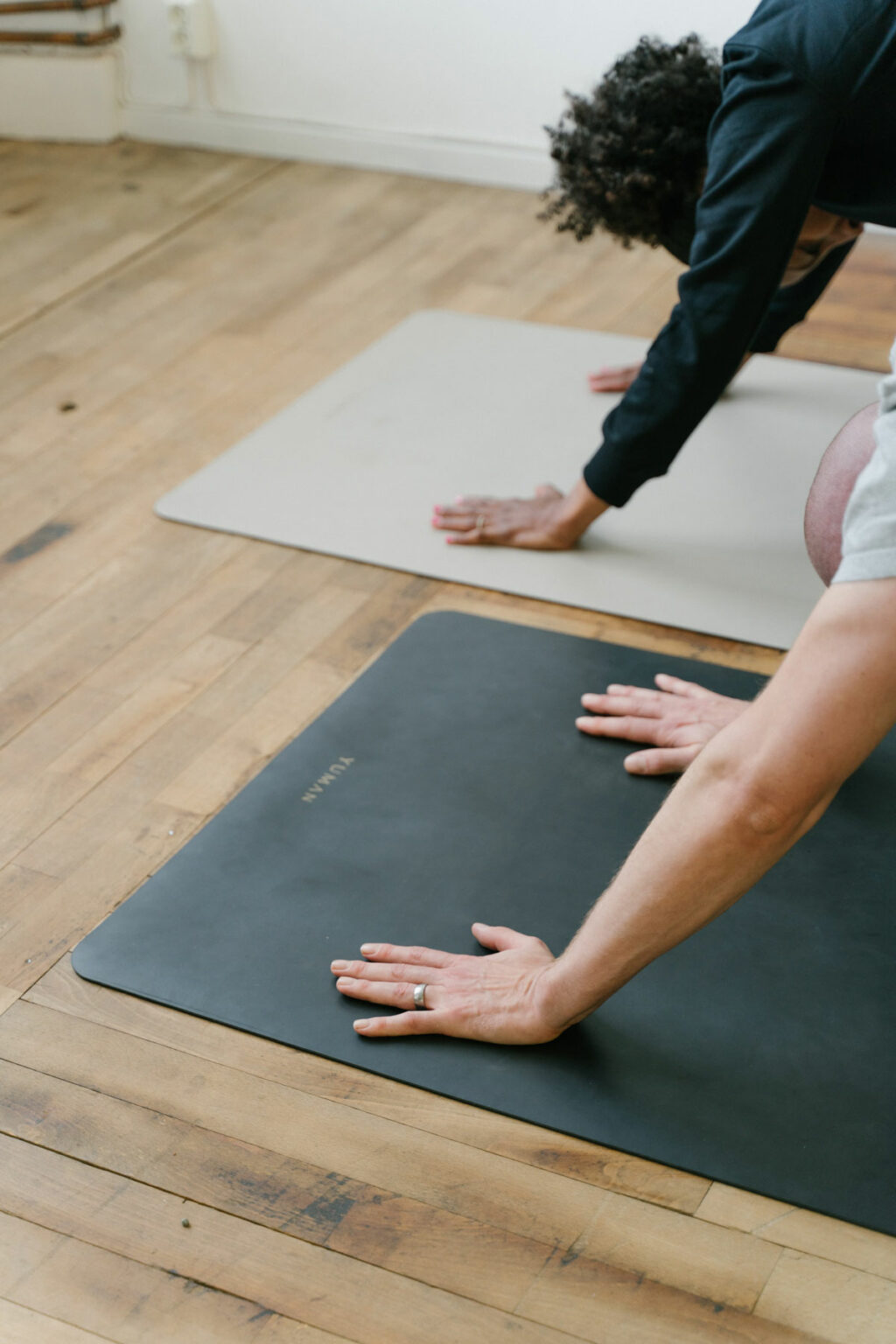 Yuman Yoga Mat Origin 4mm Gold, Coal (Defect) - Bild 2