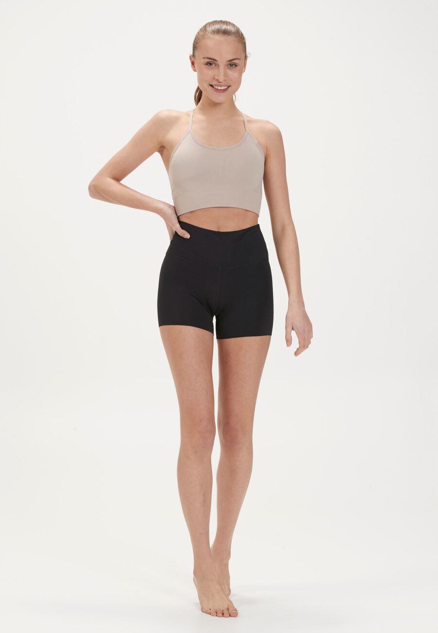 Athlecia Almy Short High Waist Tights, Black