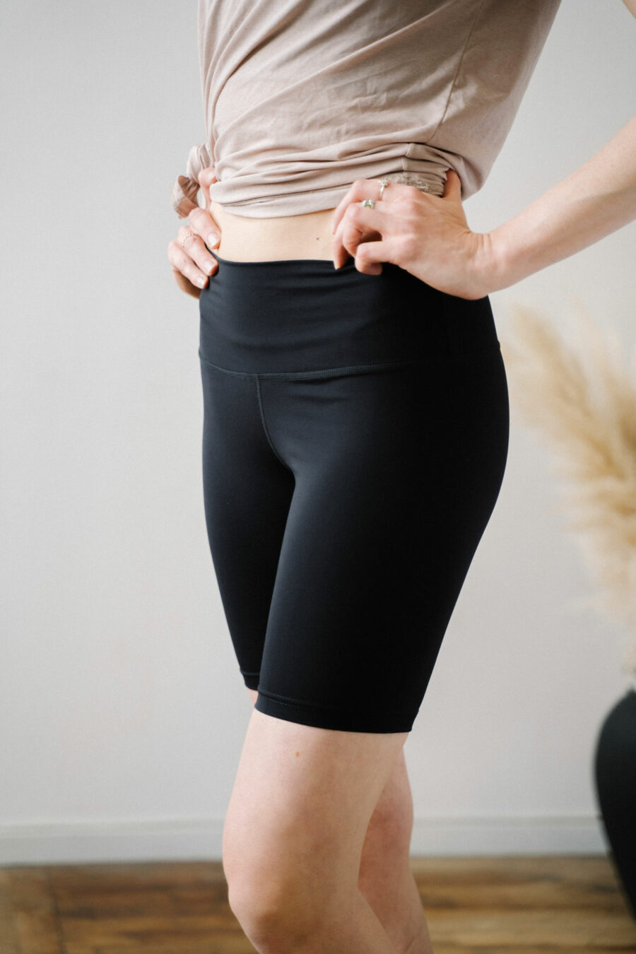 Athlecia Franz High Waist Tight Shorts, Black - Image 5