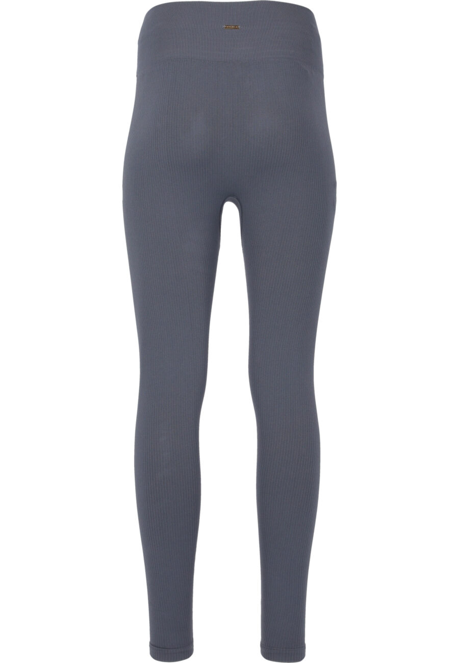 Athlecia Aideny Seamless Rib Leggings, Ombre Blue - Image 6