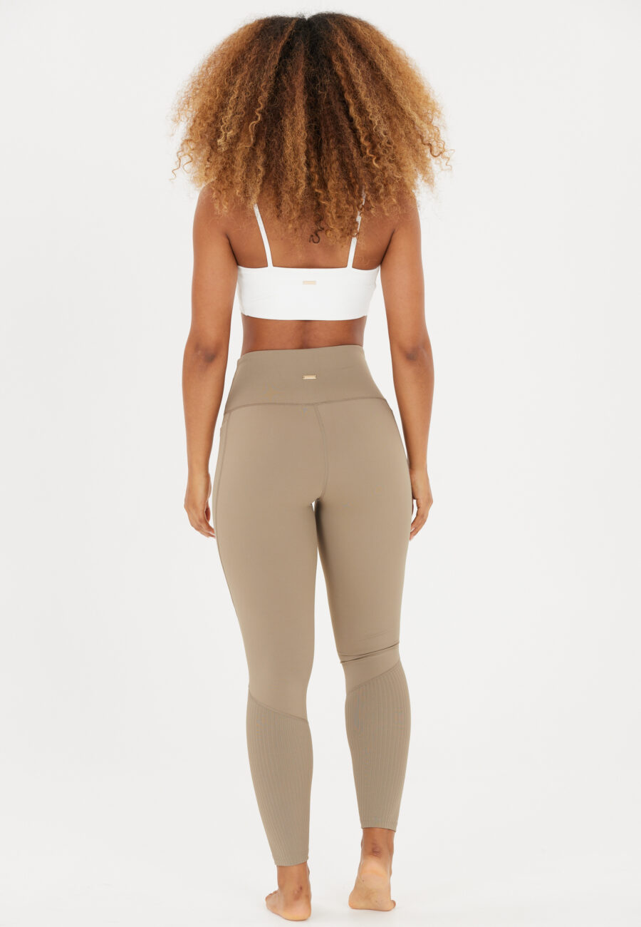 Athlecia Aliya High Waist Pocket Leggings, Roasted Cashew - Image 4