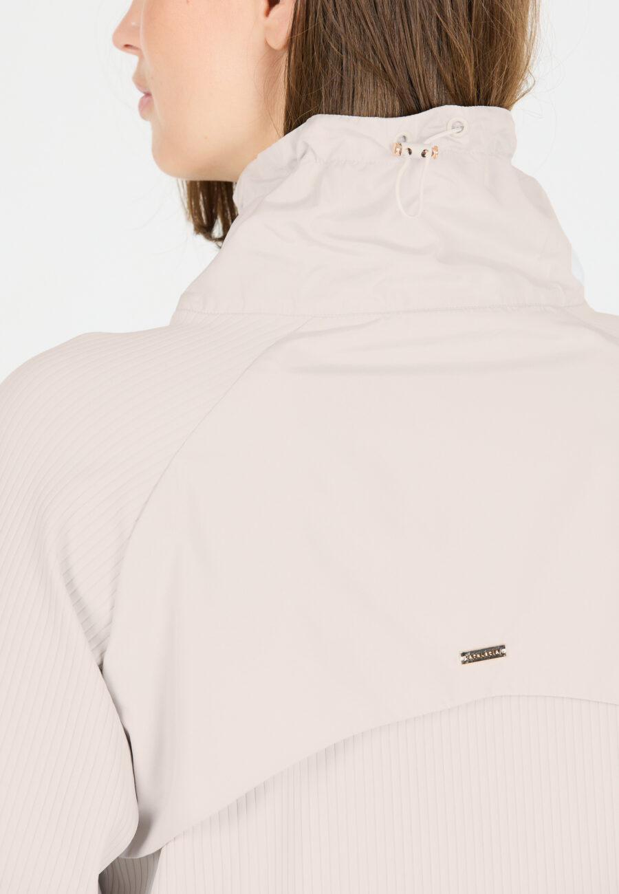 Athlecia Aiana W Stylish Polyester Jacket, Lunar Rock - Image 3
