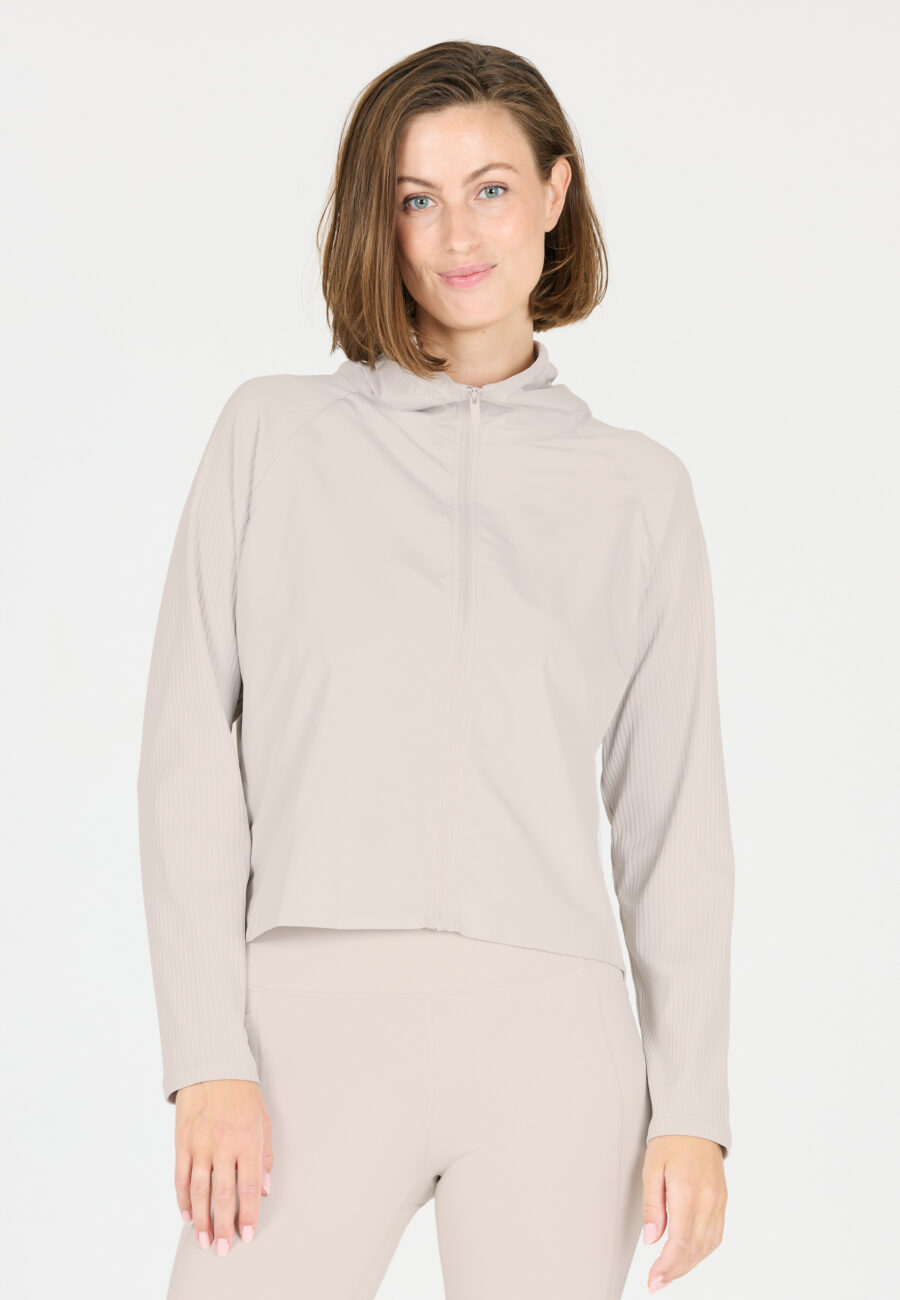 Athlecia Aiana W Stylish Polyester Jacket, Lunar Rock