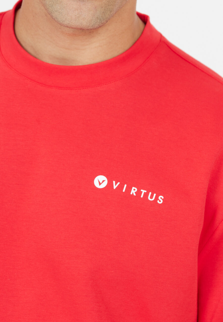 Virtus Dereck Short Sleeve T-shirt, Tomato - Image 6