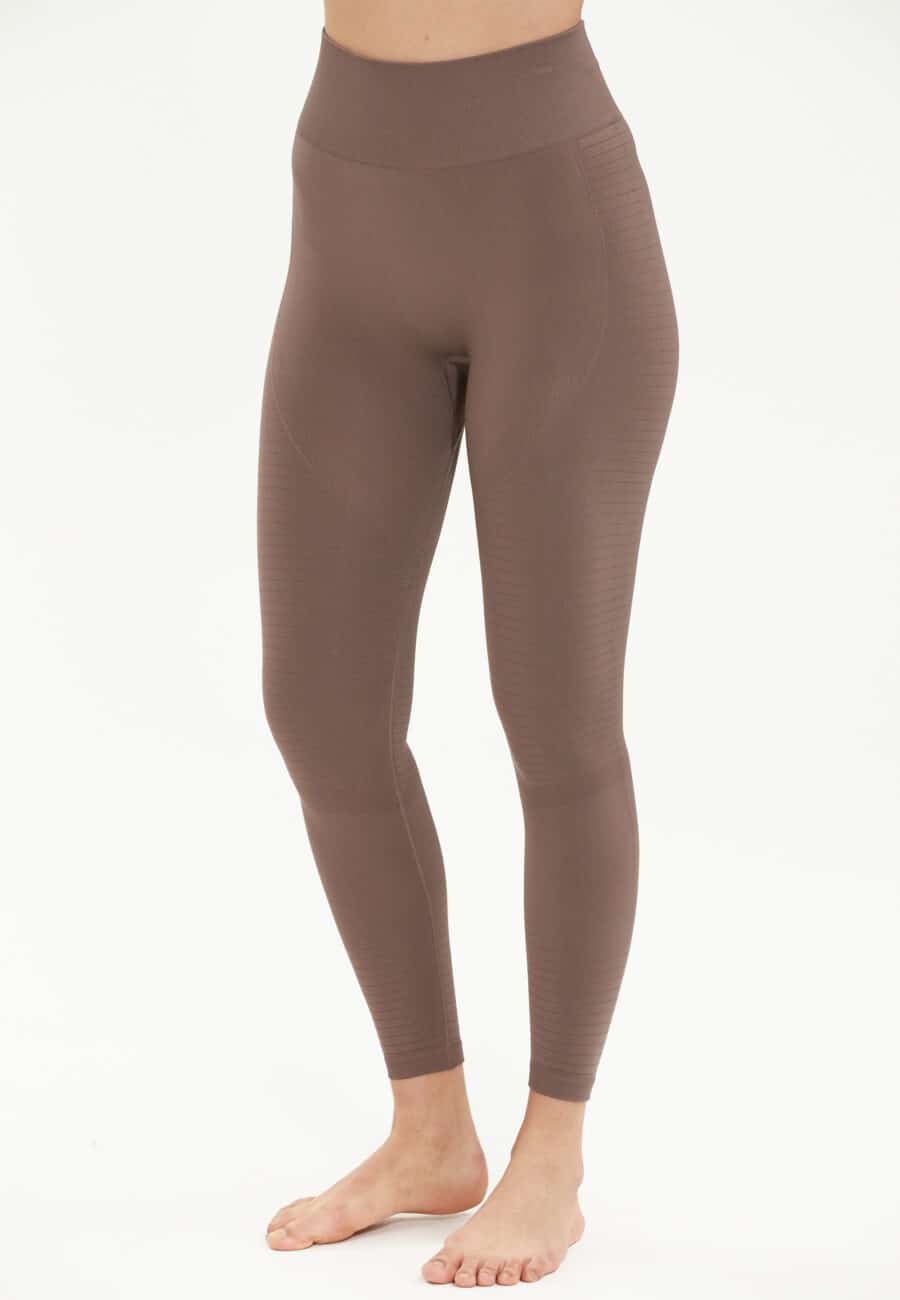 Athlecia Nagar Seamless High Waist Leggings, Iron - Image 8